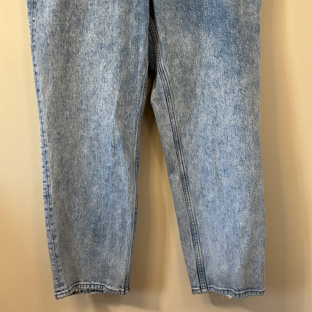 Abercrombie & Fitch The 90s Straight Ultra High Rise Denim Jeans Size 20 SHORT - Picture 3 of 10